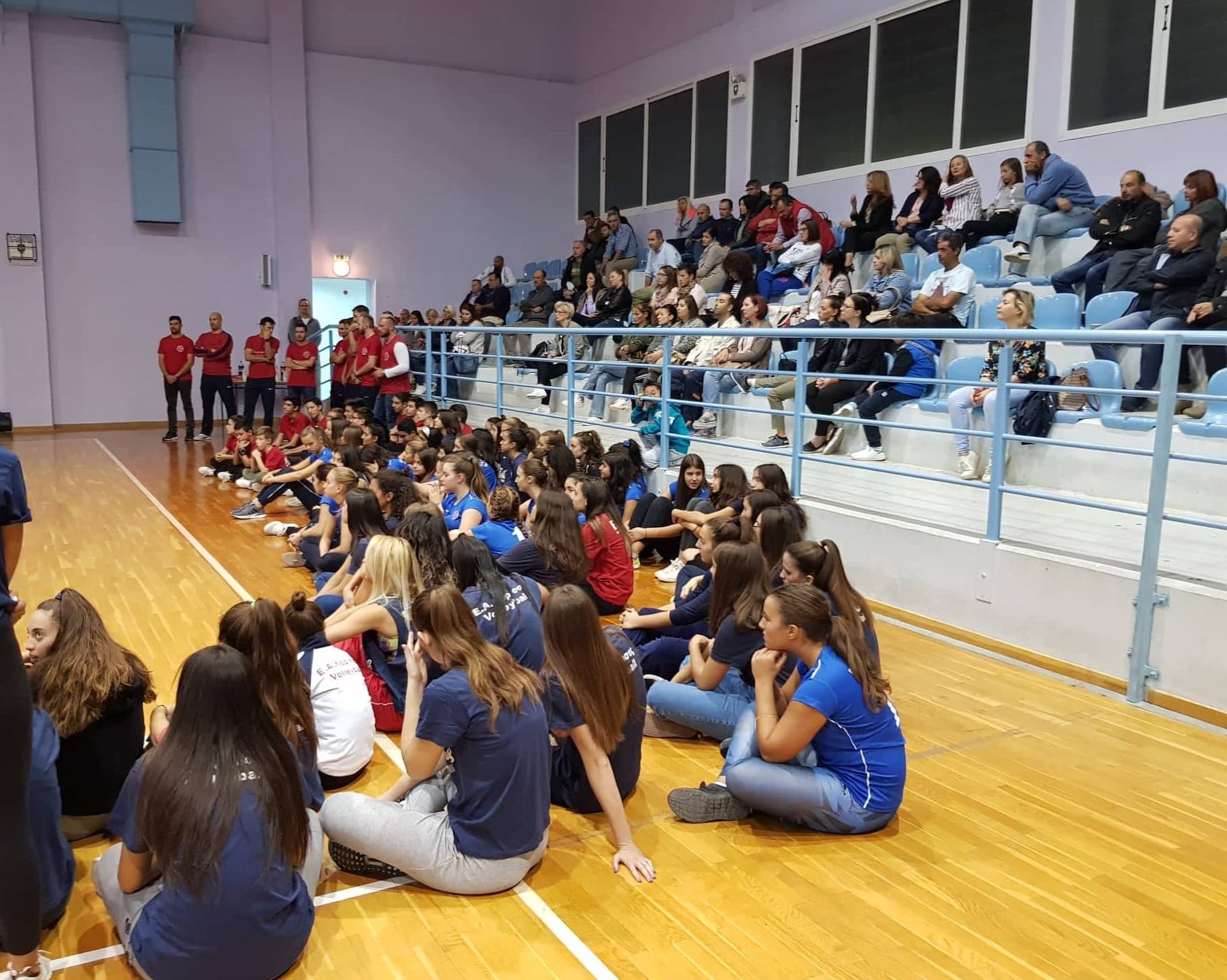 ΑΓΙΑΣΜΟΣ ΓΙΑ ΤΑ ΑΓΩΝΙΣΤΙΚΑ ΤΜΗΜΑΤΑ ΒΟΛΛΕΫ ΤΗΣ ΕΑΛ